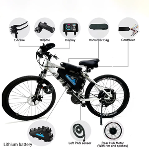 Kit de conversion électrique pour moteur de moyeu de roue arrière 72V 3000W, moteur sans balais sans engrenages, écran LCD UKC1, batterie au lithium 20Ah en option - Product Image 6
