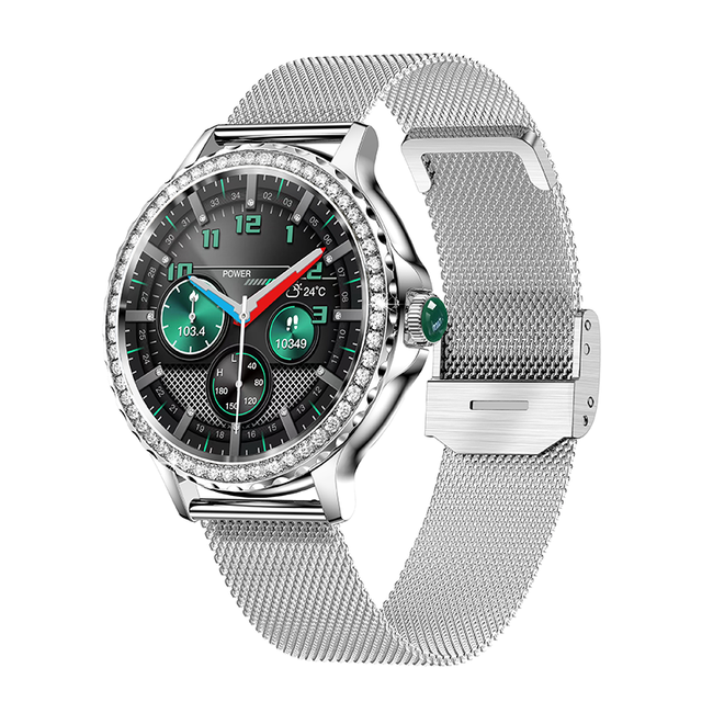 Ladies 1.3 Inch Smart Watch with BT Calling Menstrual Tracker and 100+ Sports Modes Smartwatch for Women and Men