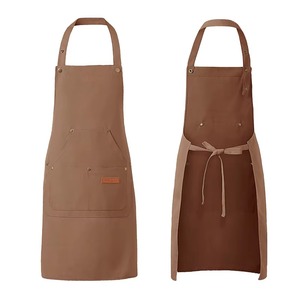 Women Men Waterproof <b>Aprons</b> <b>Kitchen</b> Chef <b>Apron</b> Custom logo <b>Apron</b> for Beauty Salon Hairdresser Barber Work - Product Image 2