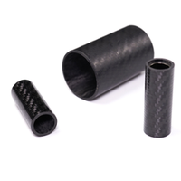 Tube en fibre de carbone industriel de 2 m, 30 mm, pour mât, pied de support, tige de parasol, télescopique, haute résistance, léger