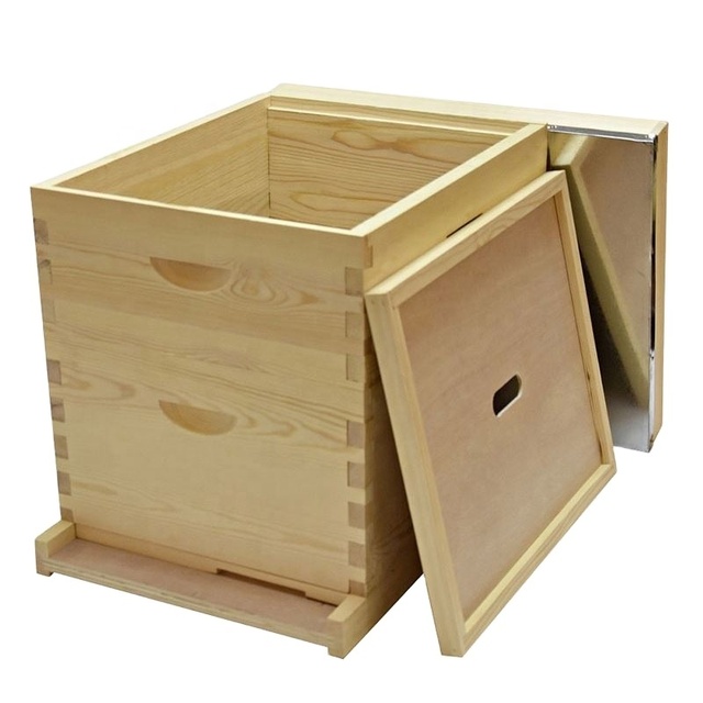 Beekeeping Equipment Double Layers Deep Frames Langstroth Beehive Wooden Bee Hives