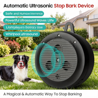 Dispositif anti-aboiement ultrasonique pour chien, intérieur/extérieur, 3 modes, portée de 32 pieds, rechargeable, autonomie de 30 jours