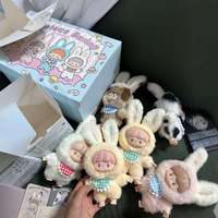 Original King Zhuo My Little Cat Delicious Rabbit V1 Bunny Vinyl Plush Toy Pendant Mystery Blind Box Anime Action Figures Doll
