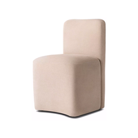 Chaise de salle à manger élégante en bois, fauteuil avec structure en bois massif naturel, matériau écologique, mobilier d'intérieur pour banquets et villas