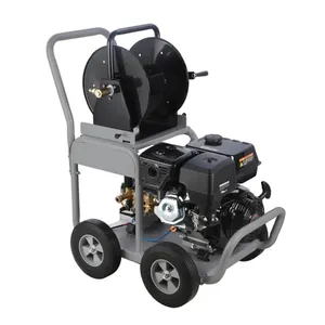 DANAU DCC-22/25ST 3200Psi 220Bar Sewer Pipe Jetting Drain Cleaning Machine Gasoline Engine Water Jetter