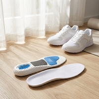 Semelles sportives anti-torsion en plaque de carbone avec amorti Poron, mousse PU respirante et absorbant les chocs pour le basketball et la course à pied