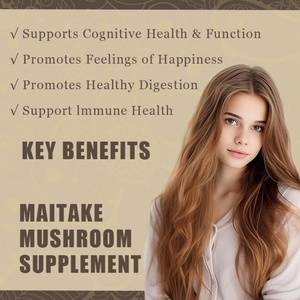Cápsulas de Hongo Maitake OEM - Extracto Puro de Grifola Frondosa, Antioxidante, Apoya la Salud Cerebral e Inmunológica, Vegano, Suplemento para la Salud - Product Image 3