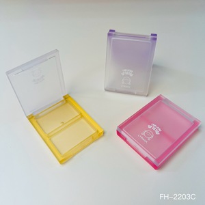 Paleta de sombras de ojos de dos rejillas Forma cuadrada Sombra de ojos vacía Contenedor de colorete compacto - Product Image 4