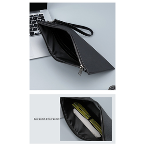 Tas tangan kulit lembut terlaris tas amplop klip trendi tas bisnis pria tas promosi kualitas bagus - Product Image 5