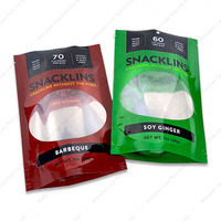 Sachet Doypack pour Épices, Sacs en Plastique en PET/VMPET/PE, Sachet Scellé pour Biscuits et Bonbons avec Fermeture Éclair