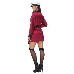 2025 Naval Captain Mistress Smoking Jacket Disfraz de adulto - Product Image 4