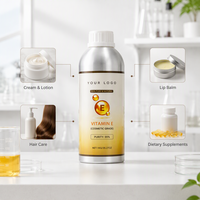 Vitamine E liquide de qualité cosmétique, haute pureté, tocophérol naturel, matière première cosmétique pour les produits de soin de la peau