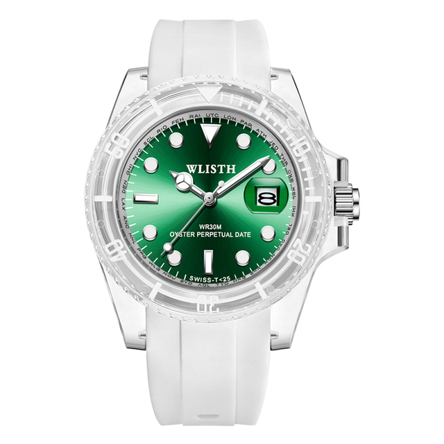 Bonill Wholesale 2025 Best Price Quartz Movement Glass Silicone Strap Minimalist Custom Logo Water Resistant 5BAR Pointer