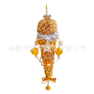 Peoni & <span class=keywords><strong>Cockatiel</strong></span> Parrot anti-kebosanan mainan-bentuk es krim mengunyah Molar mendaki Set koleksi - Product Image 3