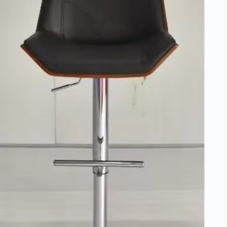 Modern simple bar chair bar stool coffee shop milk tea shop and other high back PU adjustable bar chair manufacturers