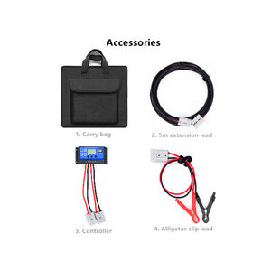 Nuovi arrivi generatore di energia solare Mono flessibile 120W 100W Kit pannello solare caricabatterie 12V - Product Image 2