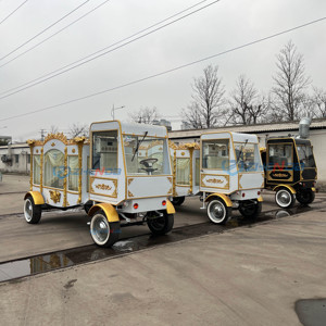 Popular Antique Electric Funeral Vehicle Hearse <b>Trailer</b> Electric Vintage Funeral Car for Sale Special Transportation - Product Image 1