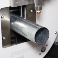 Nueva Máquina de Corte de Tubos por Láser de Fibra CNC de 2000W, Cortadora de Tubos Láser Industrial para Acero, Aluminio, Acero Inoxidable y Tubos Redondos