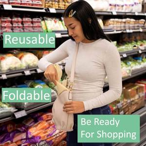 Cheap Eco Grocery Shopping Gift Recycled Waterproof T-Shirt Foldable Vest Tote Beige <b>Pla</b> Non Woven Bag - Product Image 5