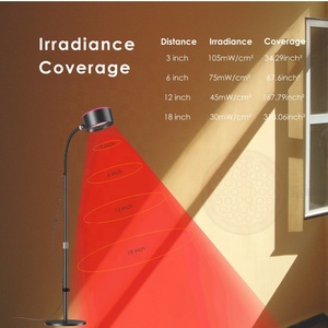 Mới phát hành liệu pháp ánh sáng đỏ đèn 660nm cho cơ thể 850nm hồng ngoại liệu pháp ánh sáng cổ ngỗng đèn điều khiển từ xa - Product Image 6