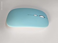 Mouse nirkabel BT Dual Mode, Mouse nirkabel BT Mode ganda, pengisian daya senyap, komputer, Laptop, kantor, Game, bercahaya, nirkabel