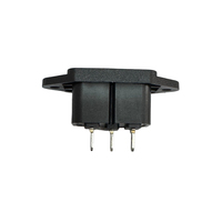15A 250V AC prise d'entrée d'alimentation 3 broches Snap-In IEC Plug C16 connecteur industriel pour les produits d'appareils électriques ménagers