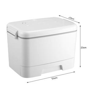 Botiquín de Primeros Auxilios Doméstico de Gran Capacidad de 3 Niveles con Asa, Caja de Almacenamiento de Medicamentos, Organizador Médico, Botiquín - Product Image 3