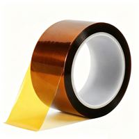 Cinta de Poliéster Ámbar, Material de Aislamiento Térmicamente Estable para Procesamiento SMT, Enmascaramiento de PCB y Fabricación Electrónica