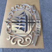 Letreros Combinados de Acero Inoxidable con Acabado Espejo de Precisión Personalizado, 20 mm de Grosor, Ecológicos, Fáciles de Instalar, para Interiores de Lujo