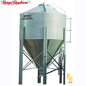 Quality Product Farm Professional Super Cheap Chicken Broiler Floor Rearing Feeding System With Factory Price Grain Storage Silo