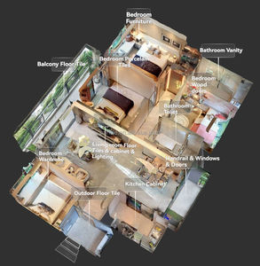 Carrelage de douche Carrelage de salle de bain Carrelage d'escalier Carrelage de sol 60x60 Marmelade Carrelage en béton Mat Gres Carrelage de sol 60x60 - Product Image 4
