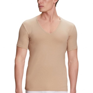 Custom <b>Men's</b> Moisture Wicking T-<b>shirt</b> Wholesale <b>Thermal</b> Undershirts 100% Egyptian Cotton White t <b>Shirt</b> <b>for</b> <b>Men</b> Deep V Neck - Product Image 2