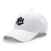 Casquette NY de Haute Qualité Unisexe Casquette de Baseball avec Logo Lettre Personnalisé Broderie 3D Casquette Sport Extérieur à 6 Panneaux pour Femme Chapeau de Luxe