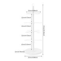 Minghou 4 Niveaux Cocktail Arbre Stand Verre À Vin Présentoir De Mariage Champagne Vin Bouteille Rack Titulaire