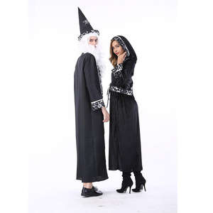 เครื่องแต่งกายคอสเพลย์แม่มดฮาโลวีนเครื่องแต่งกายแวมไพร์ผู้เก็บเกี่ยวโครง<span class=keywords><strong>ก</strong></span>ระดู<span class=keywords><strong>ก</strong></span><span class=keywords><strong>ชาย</strong></span>และหญิง - Product Image 2