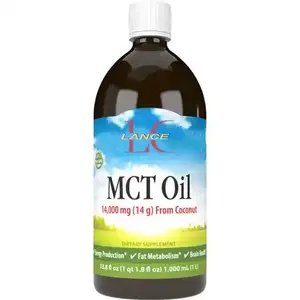 Lance OEM/ODM 100% 天然纯C8椰子载体力有机MCT油
