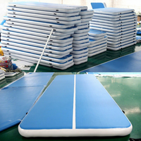 Tapis de yoga gonflable en PVC – Option personnalisée portable et étanche pour gymnastique, danse, taekwondo, arts martiaux, matelas pneumatique pour figures acrobatiques