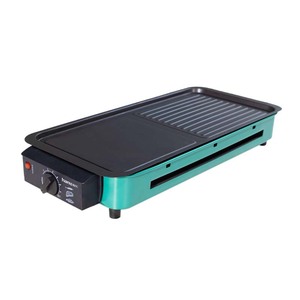 Sartén eléctrica para parrilla de barbacoa para uso en interiores Sandwichera con control de temperatura para freír y asar kebabs - Product Image 1