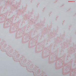 Tessuto in <span class=keywords><strong>Organza</strong></span> Ricamato Personalizzato 3M, Pizzo in Tulle <span class=keywords><strong>Organza</strong></span>, Tessuto in Pizzo Guipure Kuipur - Product Image 4