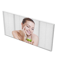 Mur vidéo numérique LED personnalisé à haute luminosité, écran LED transparent en grille couleur pleine pour intérieur