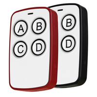 Télécommande universelle sans fil RF à 4 boutons, clonable, 315 MHz, automatique, avec boîtier métallique pour lampes, portails roulants et garages