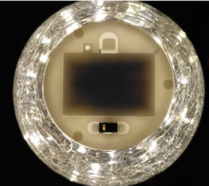 Bola <span class=keywords><strong>de</strong></span> Cristal LED Agrietada, Nueva Bola <span class=keywords><strong>de</strong></span> Cristal Agrietada en Oferta - Product Image 2