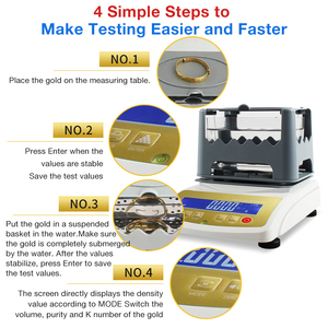 Werkseitige Lieferung <span class=keywords><strong>300g</strong></span> 0,01g Gold dichtet ester Prüfgeräte für Edelmetall-Reinheit analysatoren - Product Image 5