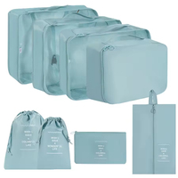 2025 Best Seller 8PCS Cubes d'emballage de compression légers Set Organisateur de bagages personnalisable pour le voyage