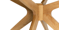 Ensemble de tables basses rondes modernes en bois massif, couleur personnalisable pour la protection, mobilier de salon et de maison