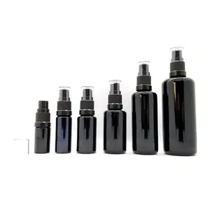 Fabrieksleverancier 5Ml-100Ml Violet Glas Etherische Olie Fles Lege Nevel Spuitfles Met Verstuiver Spray