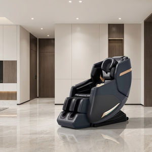 Fauteuil de <span class=keywords><strong>massage</strong></span> VCT de luxe en cuir, corps entier, 3D Shiatsu, <span class=keywords><strong>Royal</strong></span> Salon, avec airbag, <span class=keywords><strong>massage</strong></span> à la main et <span class=keywords><strong>massage</strong></span> de la tête - Product Image 1