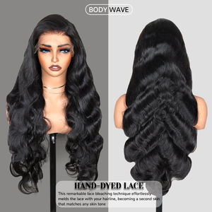 شعر مستعار بدانتيل أمامي عالي الدقة 12A Vietnamese من الدانتيل أمامي بدون غلويليس للنساء السمراوات - Product Image 2