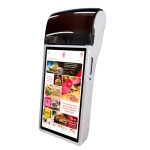 Parking Ticket Pos Machine 3G Draagbare Handheld Android Pos Met Printer Nfc Reader Kassa