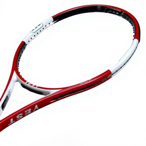 Raquette de tennis gonflable en carbone REX N95 de haute qualité, fabriquée à Taïwan, avec filet en nylon, 290g, rouge - Product Image 1